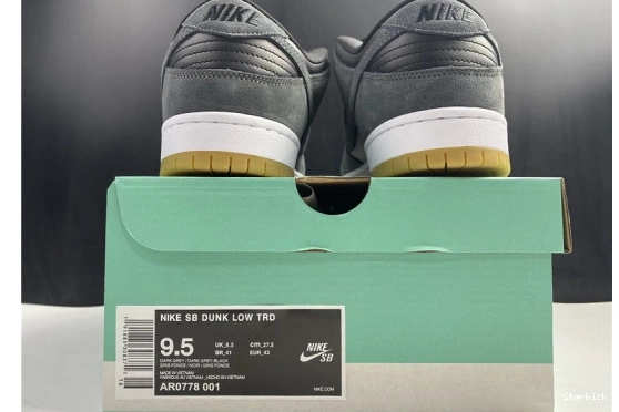 Gum Black AR0778-001 SB Low Nike Dark Dunk Grey 0904